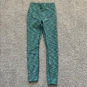 Outdoor Voices Patina Mix Teal Flow 7/8 Leggings Size XS NWT